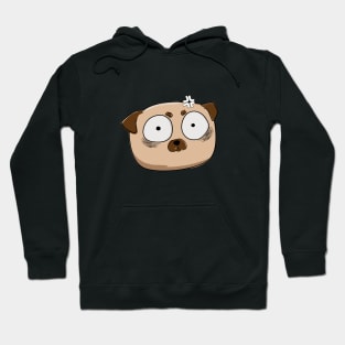 scared pug Hoodie